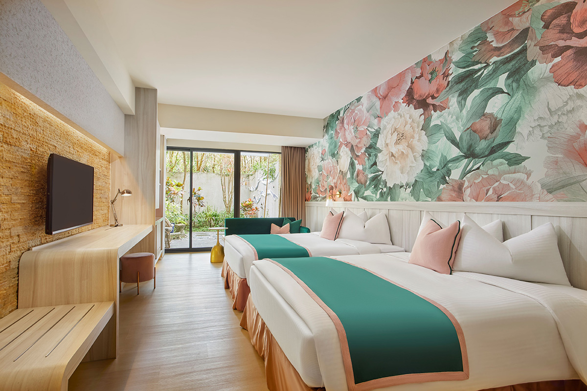 墾丁凱撒大飯店》限時團購!兩大兩幼一泊二食(早餐+晚餐) $4XXX起 花園客房 1