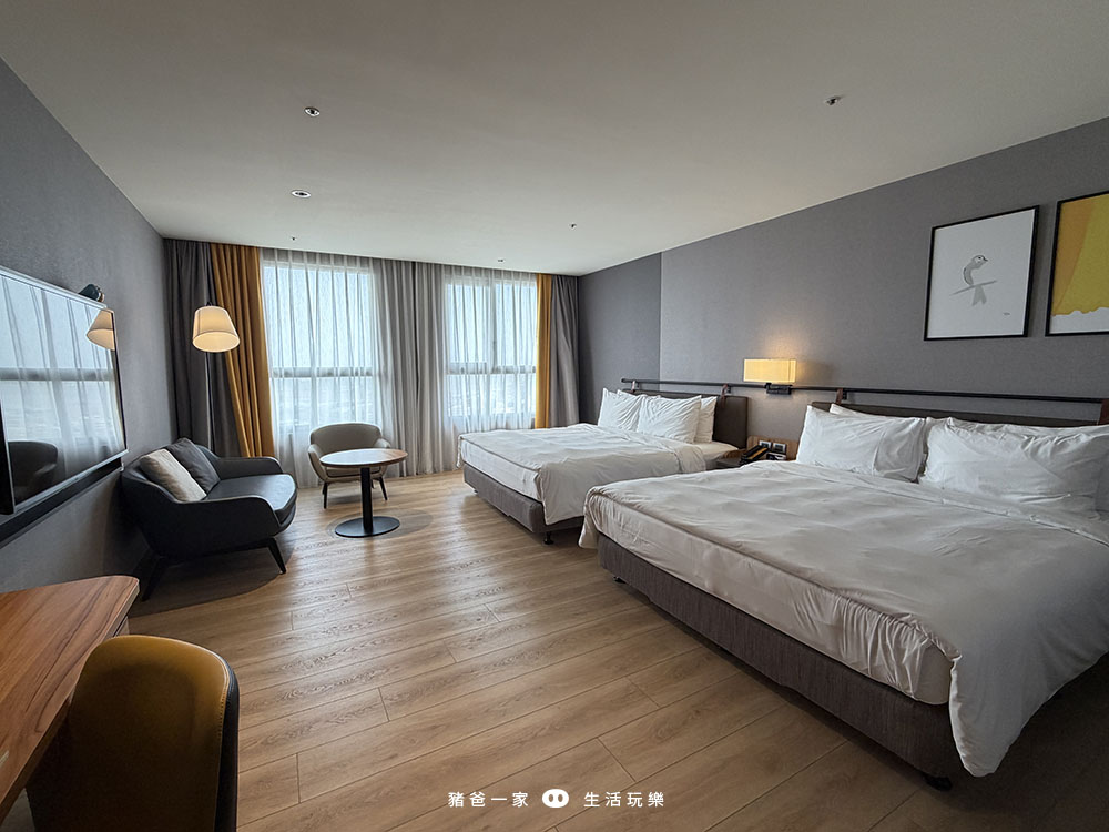 嘉義福容VOCO酒店》一泊二食,早晚餐都好好吃~還有室內溫水游泳池和遊戲室 嘉義福容voco 房間13