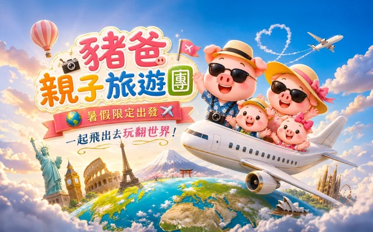 豬爸親子旅遊首發團🌍暑假限定出發✈️一起飛出去玩翻世界! travelindex11