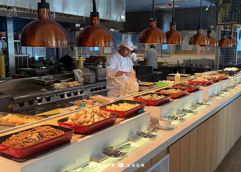 宜蘭凱渡廣場酒店|全台唯一海水泳池、漂漂河,還有400坪遊戲室、溫泉,一站式渡假最開心 宜蘭凱渡廣場酒店 早餐45