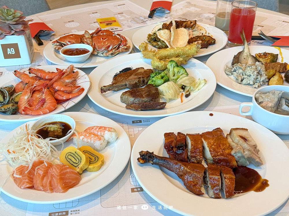 宜蘭凱渡廣場酒店|全台唯一海水泳池、漂漂河,還有400坪遊戲室、溫泉,一站式渡假最開心 宜蘭凱渡廣場酒店 晚餐buffet75