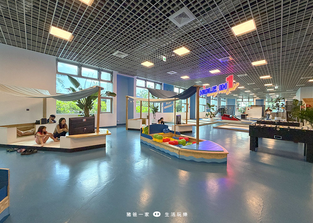 宜蘭凱渡廣場酒店|全台唯一海水泳池、漂漂河,還有400坪遊戲室、溫泉,一站式渡假最開心 宜蘭凱渡廣場酒店 遊戲室23